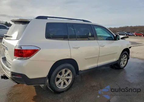 2012 Toyota Highlander Base z USA, uszkodzony, nr VIN 5TDBK3EH8CS100741